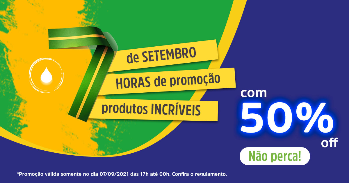 Aproveite a promoção relâmpago 7 de setembro da Miligrama